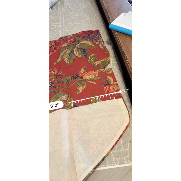 2 VTG  Croscill Floral Serena  Swag Valance Tassels Rustic country cottage new - Picture 10 of 12